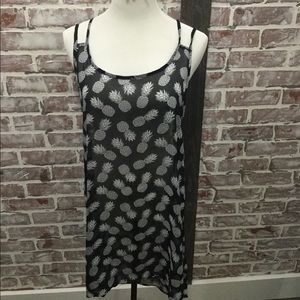 Pineapple beach coverup